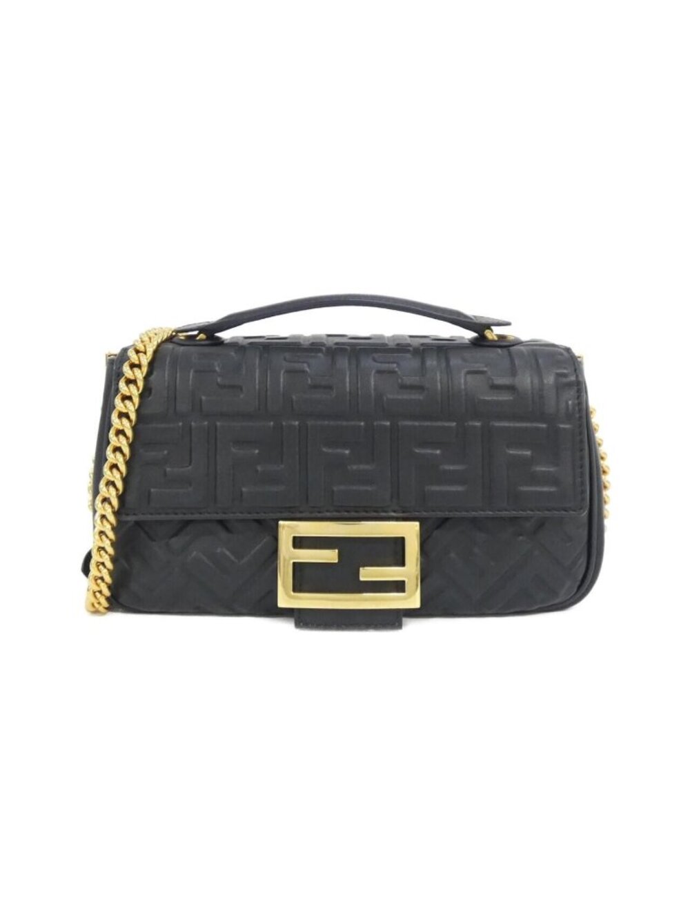 Fendi Baguette Chain Midi Shoulder Bag